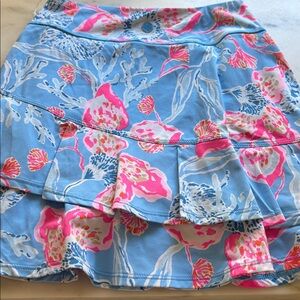 Lilly Pulitzer Luxletic Skort XXS Bahamian Rhapsody NWT